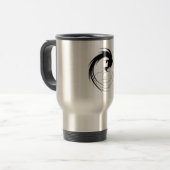 Mug De Voyage Dragon en spirale Yin-Yang (Devant gauche)