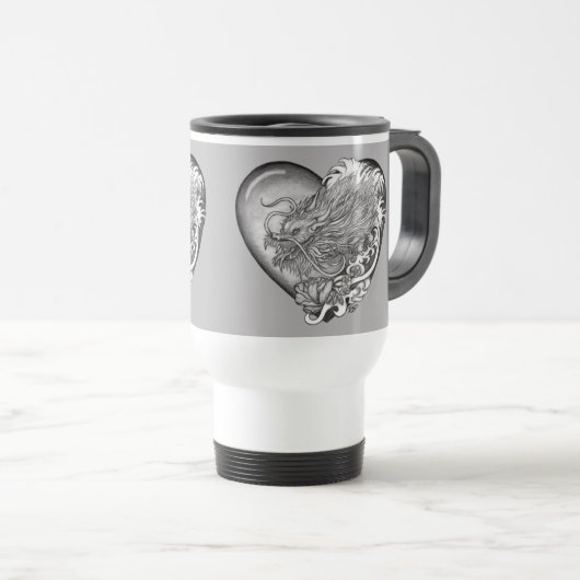 Mug De Voyage Dragon Heart (Devant droit)