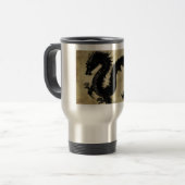 Mug De Voyage Dragon noir (Devant gauche)