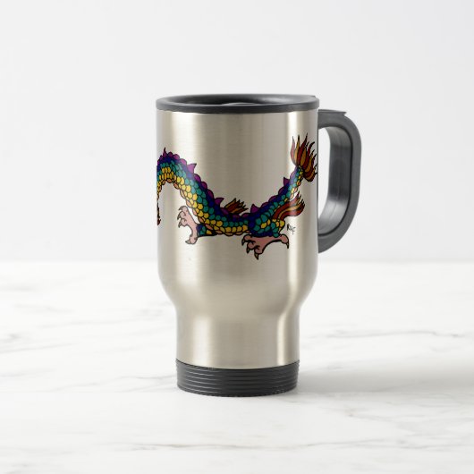 Mug De Voyage Dragon oriental (Devant droit)