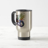 Mug De Voyage Dragon orné de bijoux (Devant gauche)