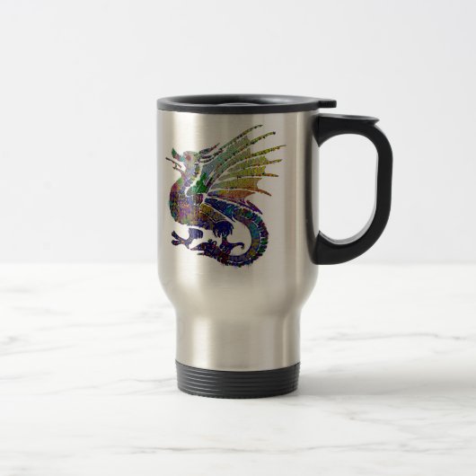 Mug De Voyage Dragon orné de bijoux (Droit)