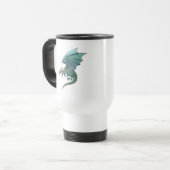 Mug De Voyage dragon vert frais et tendance (Devant gauche)