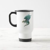 Mug De Voyage dragon vert frais et tendance (Gauche)