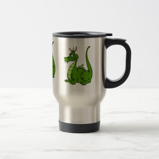 Mug De Voyage Dragon vert maladroit (Droit)