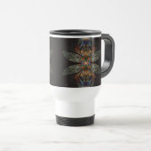 Mug De Voyage Dragonfly Abstrait (Devant droit)