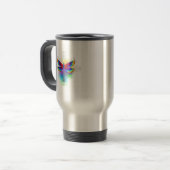 Mug De Voyage Dragonfly en arc-en-ciel (Devant gauche)