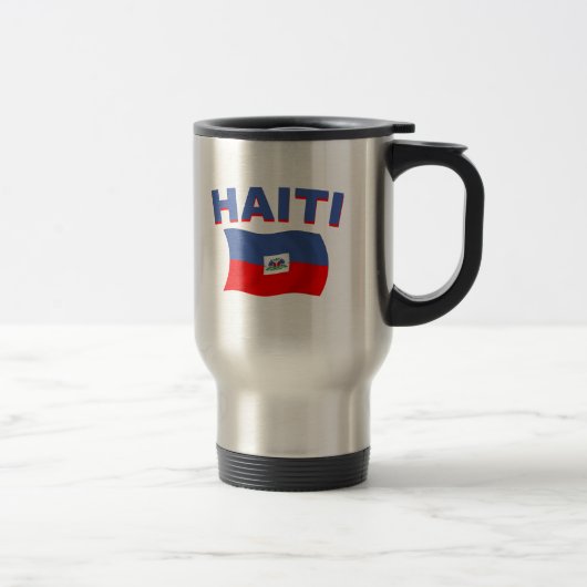 Mug De Voyage Drapeau 2 du Haïti (Droit)