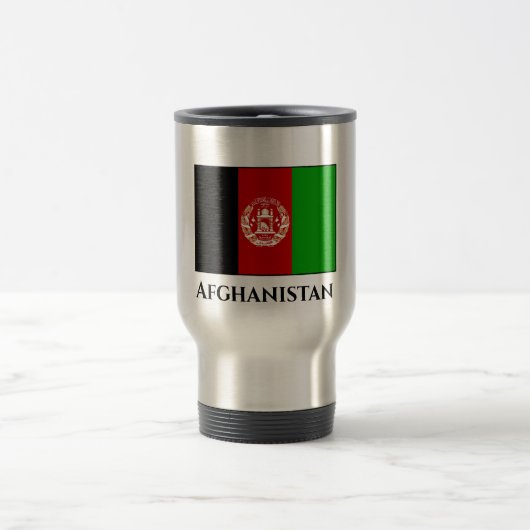Mug De Voyage Drapeau Afghanistan (Centre)