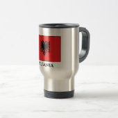 Mug De Voyage Drapeau albanais (Devant droit)