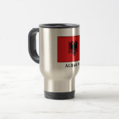 Mug De Voyage Drapeau albanais (Devant gauche)
