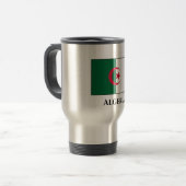 Mug De Voyage Drapeau algérien (Devant gauche)