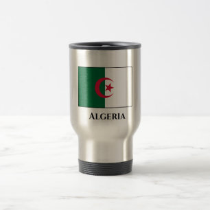 Mug De Voyage Drapeau algérien