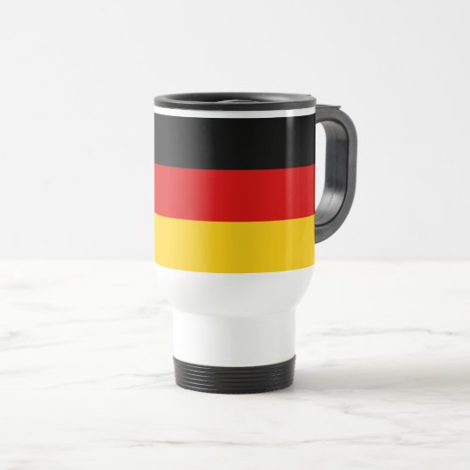 Mug De Voyage Drapeau allemand (Devant droit)