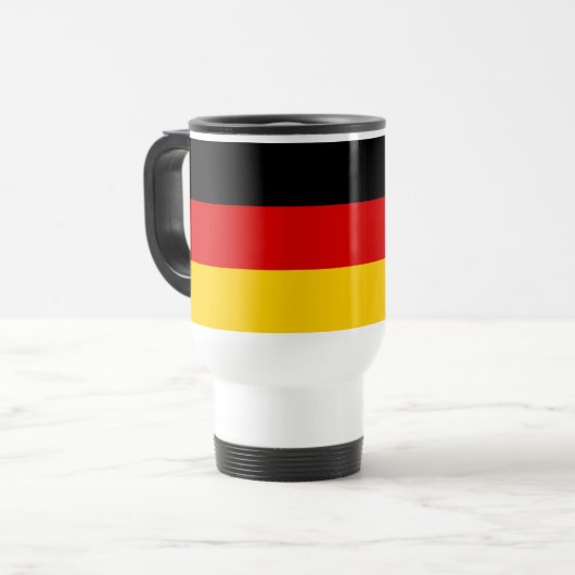 Mug De Voyage Drapeau allemand (Devant gauche)