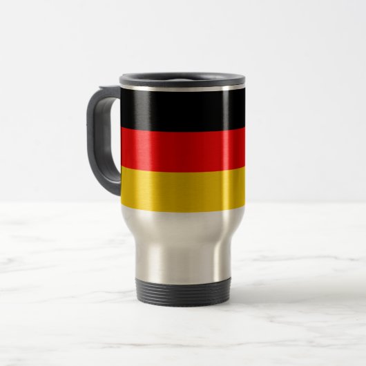 Mug De Voyage Drapeau allemand (Devant gauche)