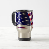 Mug De Voyage Drapeau américain (Devant gauche)
