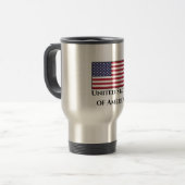Mug De Voyage Drapeau américain (Devant gauche)