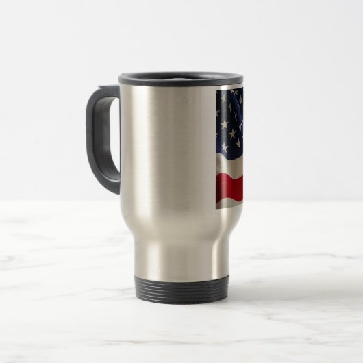 Mug De Voyage Drapeau américain (Devant gauche)
