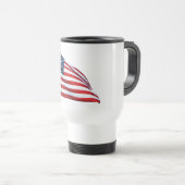 Mug De Voyage Drapeau américain 2412 (Devant droit)