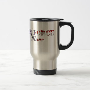 Mug De Voyage Drapeau américain de maman de l'Armée de l'Air