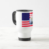 Mug De Voyage Drapeau Américain Et Aigle (Devant gauche)