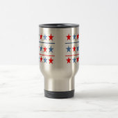 Mug De Voyage drapeau américain-étoiles-arrière - plan (Centre)