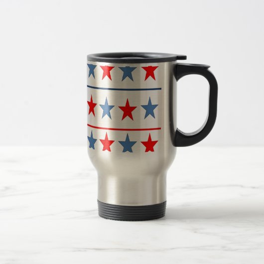 Mug De Voyage drapeau-américain-fond-étoiles (Droit)