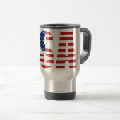 Mug De Voyage Drapeau américain personnalisable des Etats-Unis (Devant droit)