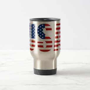 Mug De Voyage Drapeau américain personnalisable des Etats-Unis