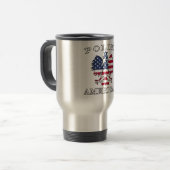 Mug De Voyage Drapeau américain polonais Eagle (Devant gauche)