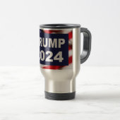 Mug De Voyage Drapeau américain Trump 2024 (Devant droit)