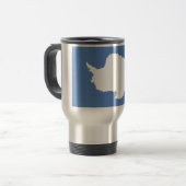 Mug De Voyage Drapeau Antarctique (Devant gauche)