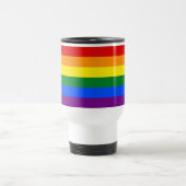 Mug De Voyage Drapeau arc-en-ciel 6 bandes LGBT Gay pride (Centre)