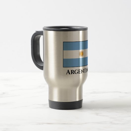 Mug De Voyage Drapeau argentin (Devant gauche)