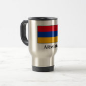 Mug De Voyage Drapeau arménien (Devant gauche)