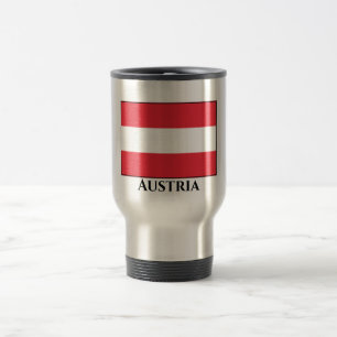 Mug De Voyage Drapeau Autriche (Autriche)