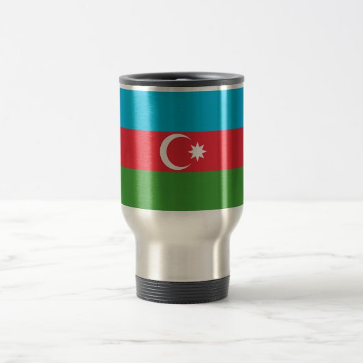 Mug De Voyage Drapeau Azerbaïdjan (Centre)