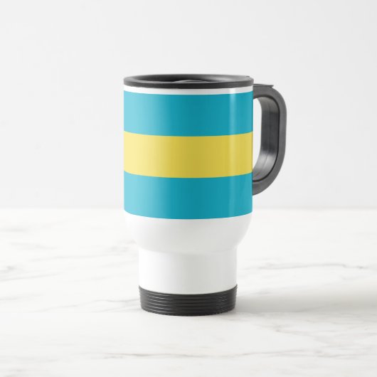 Mug De Voyage Drapeau bahaméen (Devant droit)