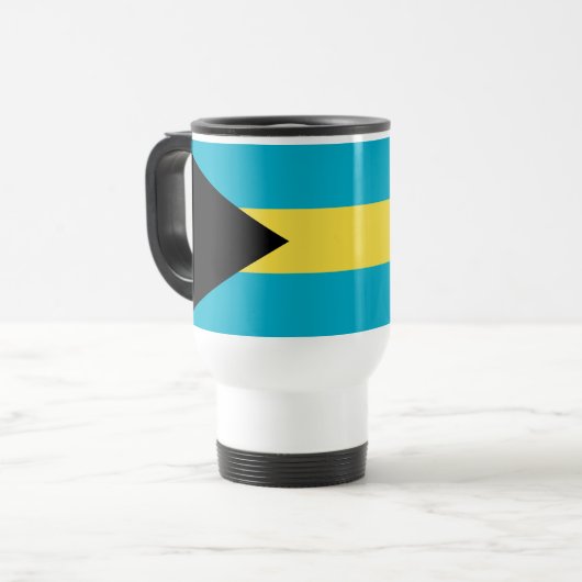 Mug De Voyage Drapeau bahaméen (Devant gauche)