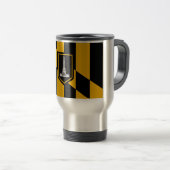 Mug De Voyage Drapeau Baltimore (Devant droit)