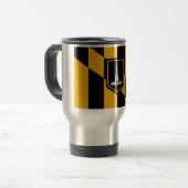 Mug De Voyage Drapeau Baltimore (Devant gauche)