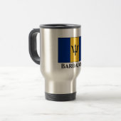 Mug De Voyage Drapeau Barbade (Devant gauche)