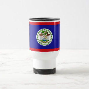 Mug De Voyage Drapeau bélizien
