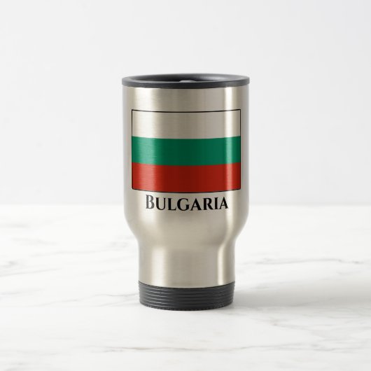 Mug De Voyage Drapeau Bulgarie (Centre)