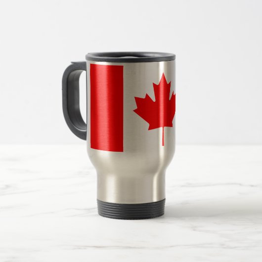Mug De Voyage Drapeau canadien (Devant gauche)