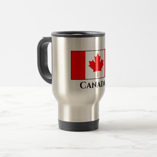 Mug De Voyage Drapeau canadien (Devant gauche)