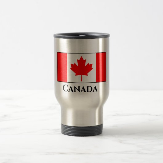 Mug De Voyage Drapeau canadien (Centre)