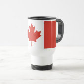Mug De Voyage Drapeau canadien patriotique (Devant droit)
