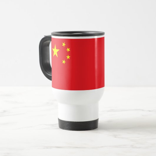 Mug De Voyage Drapeau chinois (Devant gauche)
